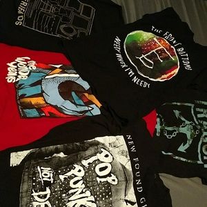Band t-shirts